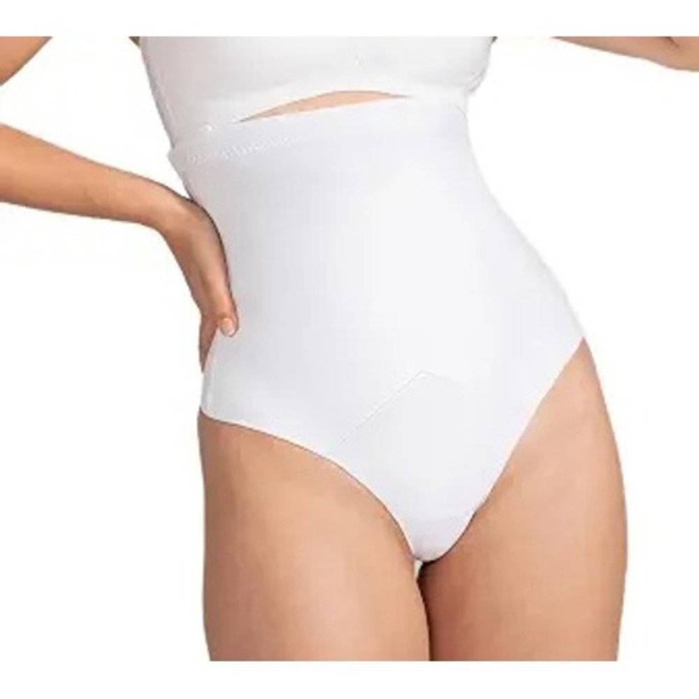 Honeylove SuperPower Thong High Waisted Shapewear Nylon Compression Seamless S